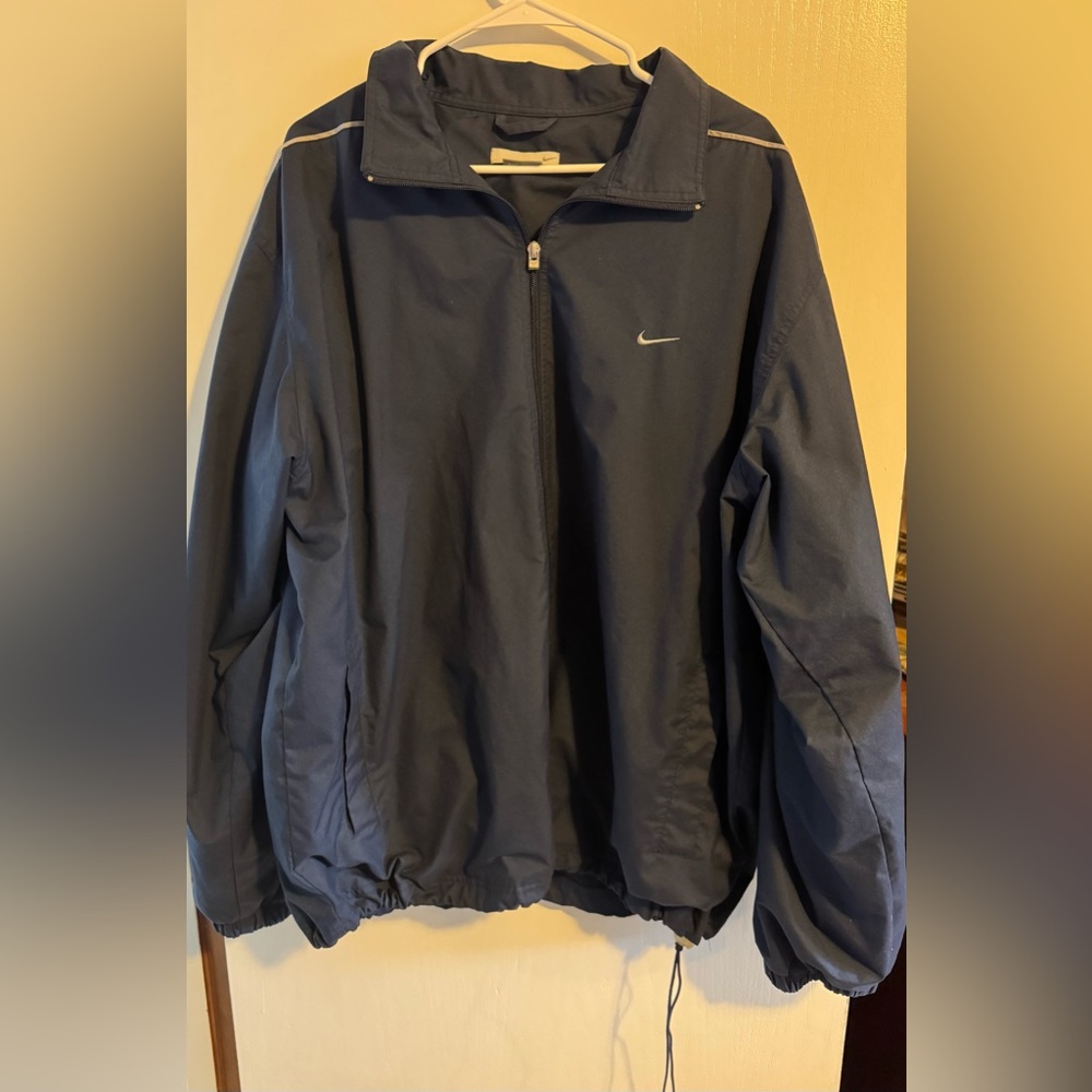 Nike Men's Navy Windbreaker Jacket